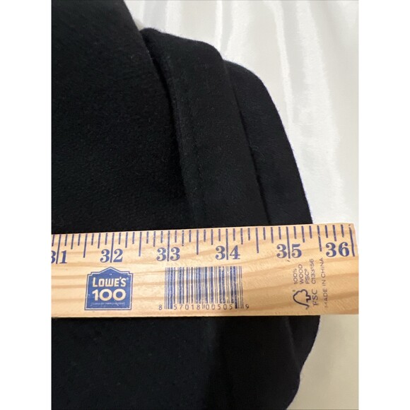 Pea Coat CASHMERE BLEND Taka Q Jacket Womens M Black Japanese Takakyu - Picture 7 of 16